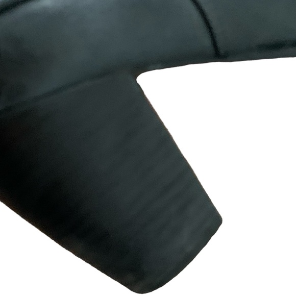 Blondo Women’s Leather Ankle Boots Size 8 Dark Grey Block Heel Almond Toe - Picture 6 of 14